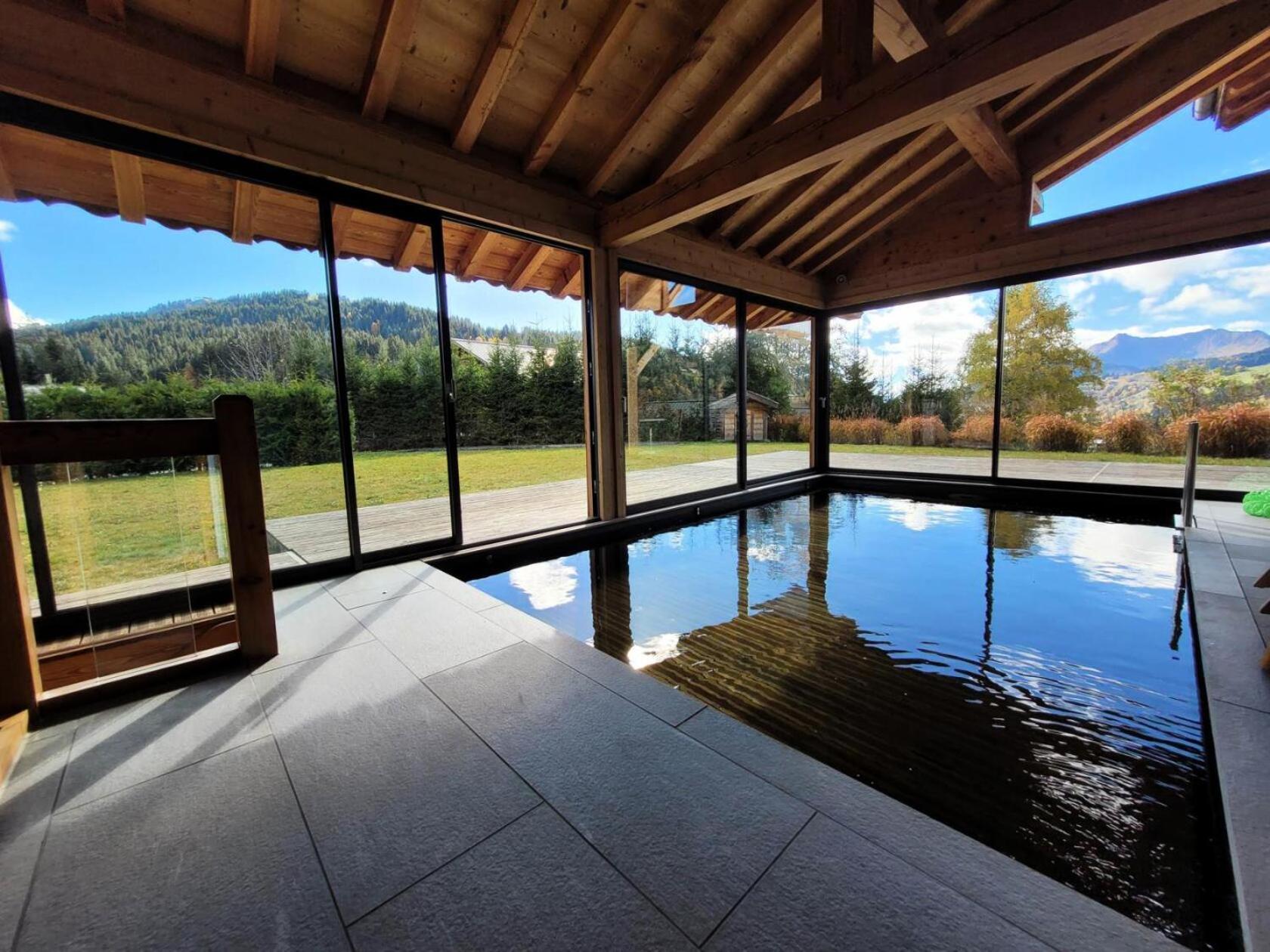 Chalet Les Sauvageons - Grand Luxe Au Coeur Des Gets, Avec Piscine & Hammam Mae-2431 Les Gets